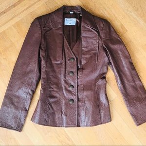 Pamela McCoy Leather Jacket